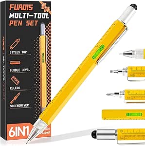 Stocking Stuffers for Adults Men, Christmas Gifts for Men, Mens Gifts for Dad Him Boyfriend Husband, Multifunction Writing Instruments