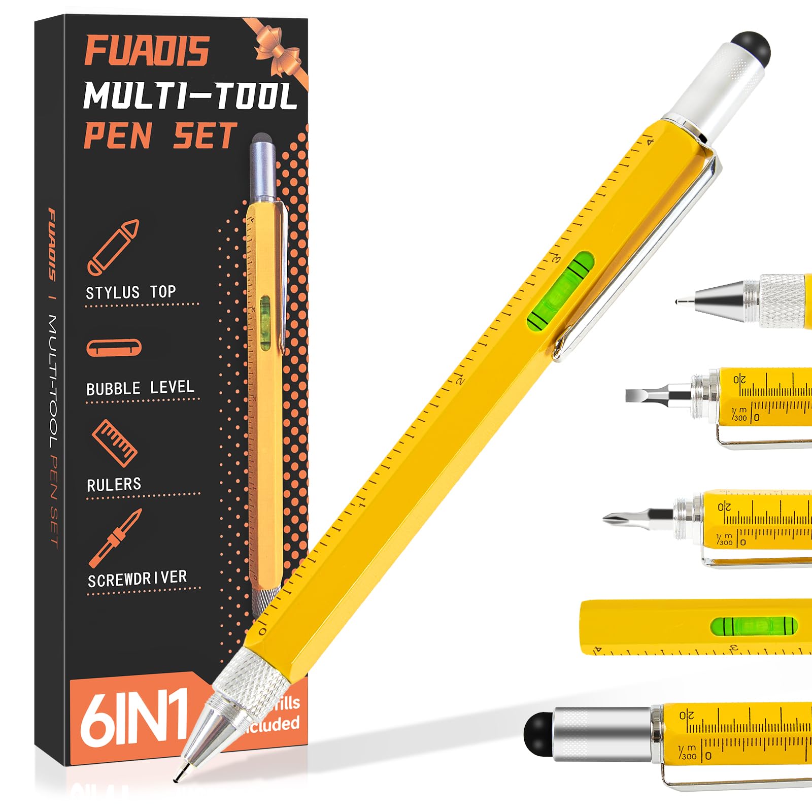 Fathers Day Dad Gifts from Daughter Son, Gifts for Dad Husband Grandpa Boyfriend, Stocking Stuffers for Adults, Multitool Pen