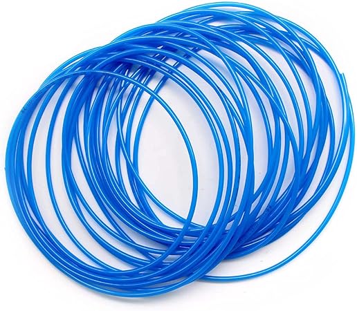 Polyurethaan perslucht slang PU pneumatische slang, 12/9mm buiten-/binnen-, 50 m rol, kleur: helder