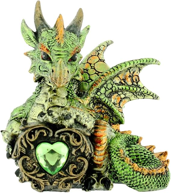 Nemesis Now U1606E5 Malachite 13cm Figurine, Resin, Green, One Size
