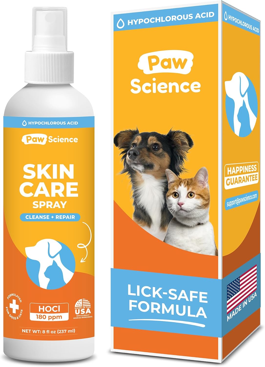 Product image of Skin & Wound Care Spray for Dogs & Cats – Lick-Safe Antiseptic Healing Aid, Itch Relief & Skin Repair Treatment for Hot Spots, Rashes, Cuts, Burns, & Irritation