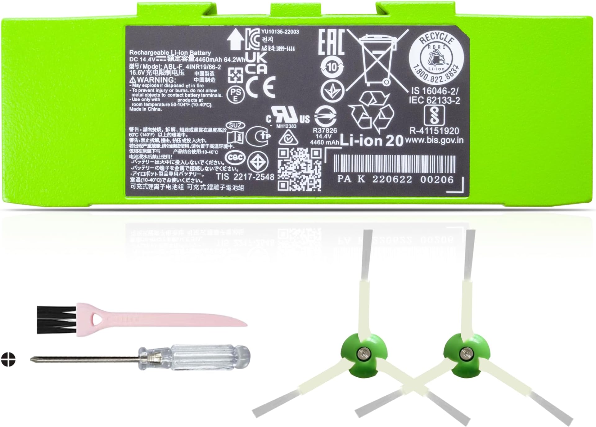 ABL-F 64.2Wh Robot battery for iRobot Roomba i8 i8+ i7 i7+ 7150 7156 7158 755...