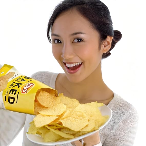 Frito Lay Baked Lay's Original Potato Chips, Gluten Free, 1.125 oz Bags, Pack of 12 Bundled by Shoppyway