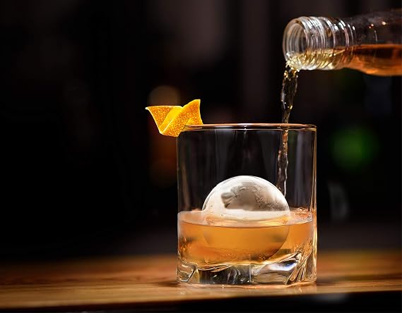 Dexas iceology Clear Ice Cube Tray, 2 Spheres