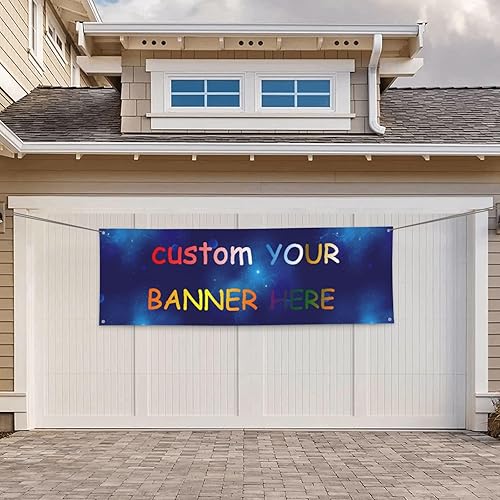 Pancartas personalizadas para foto, texto, logotipo personalizado para decoración del hogar, fiesta de cumpleaños, negocios, graduación, boda (24 x