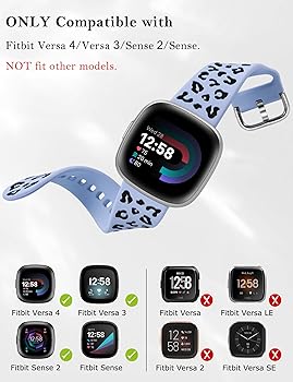 Amazon.co.jp: Minyee レオパード刻印バンド 2個パック Fitbit
