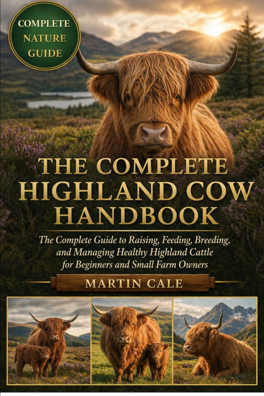 THE COMPLETE HIGHLAND COW HANDBOOK: The Complete Guide to Raising, Feeding, Breeding, and Managing Healthy Highland Cattle for Beginners and Small Farm Owners.
