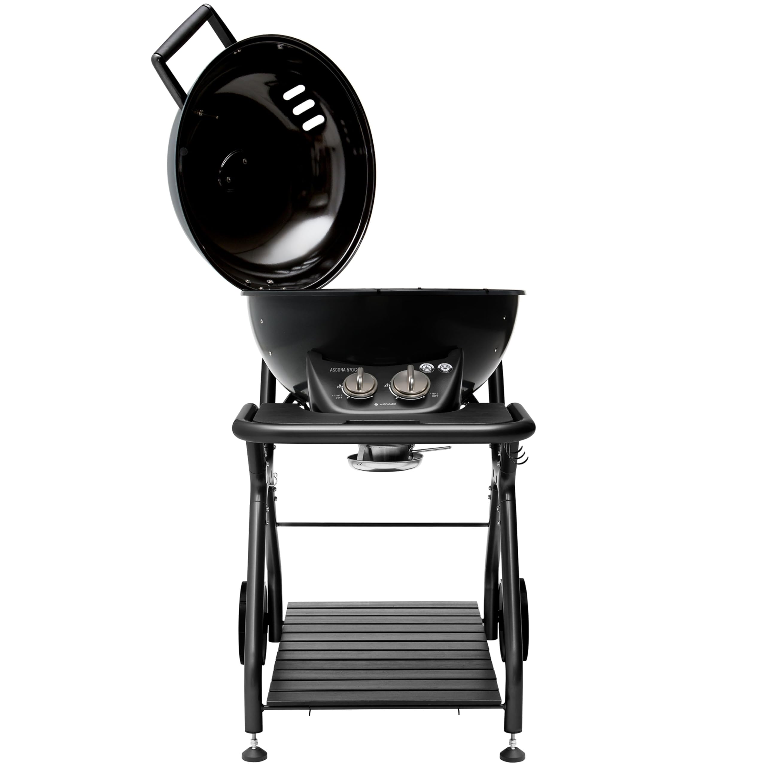 BARBECUE A GAS Outdoorchef ASCONA 570G NERO CON SISTEMA DI COTTURA BREVETTATO IN SVIZZERA