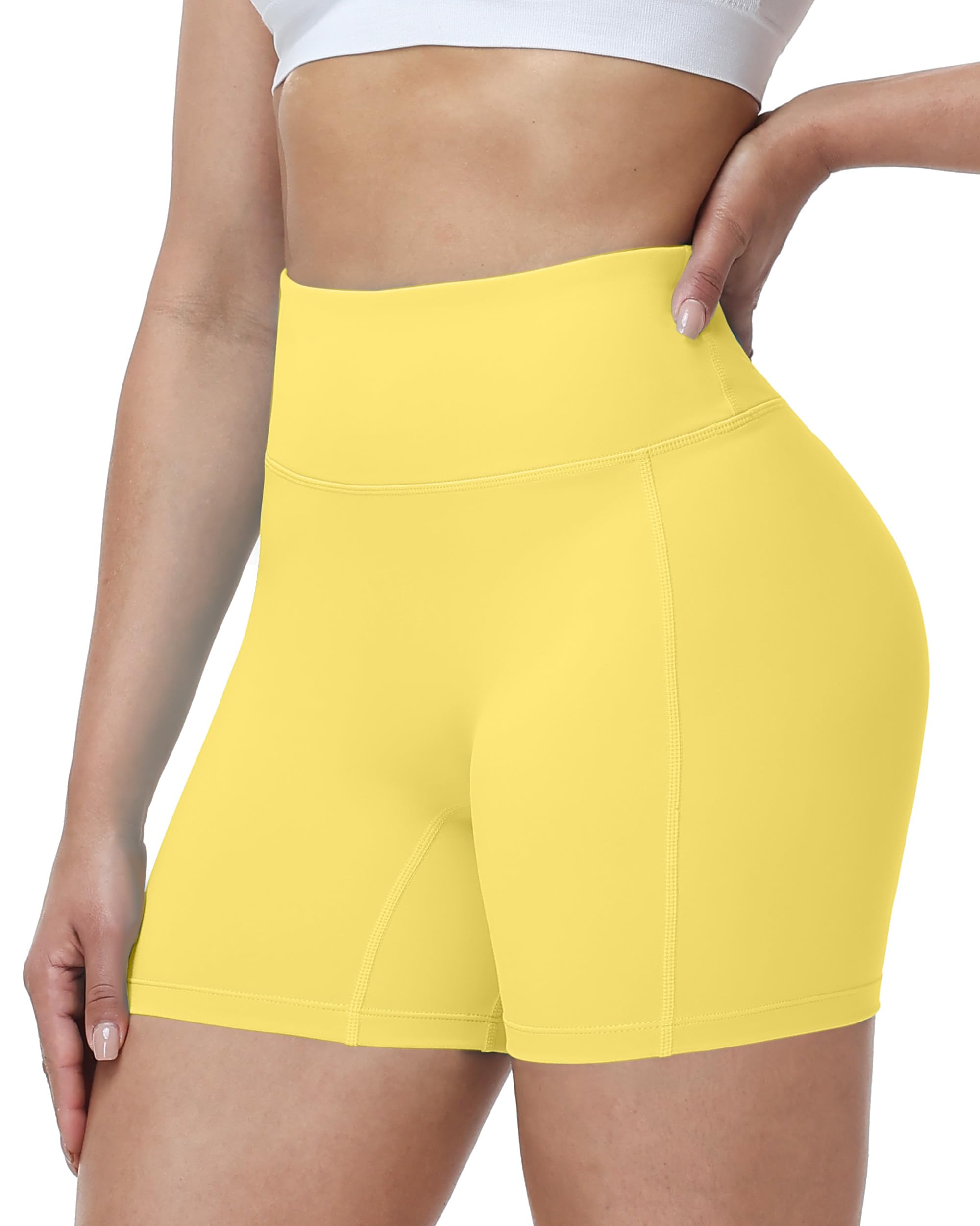 Roadbox Radlerhose Damen High Waist, Bauchweg Kurze Leggings für Kleid, Sport Shorts & Unterziehhose, Blickdicht & Kompression