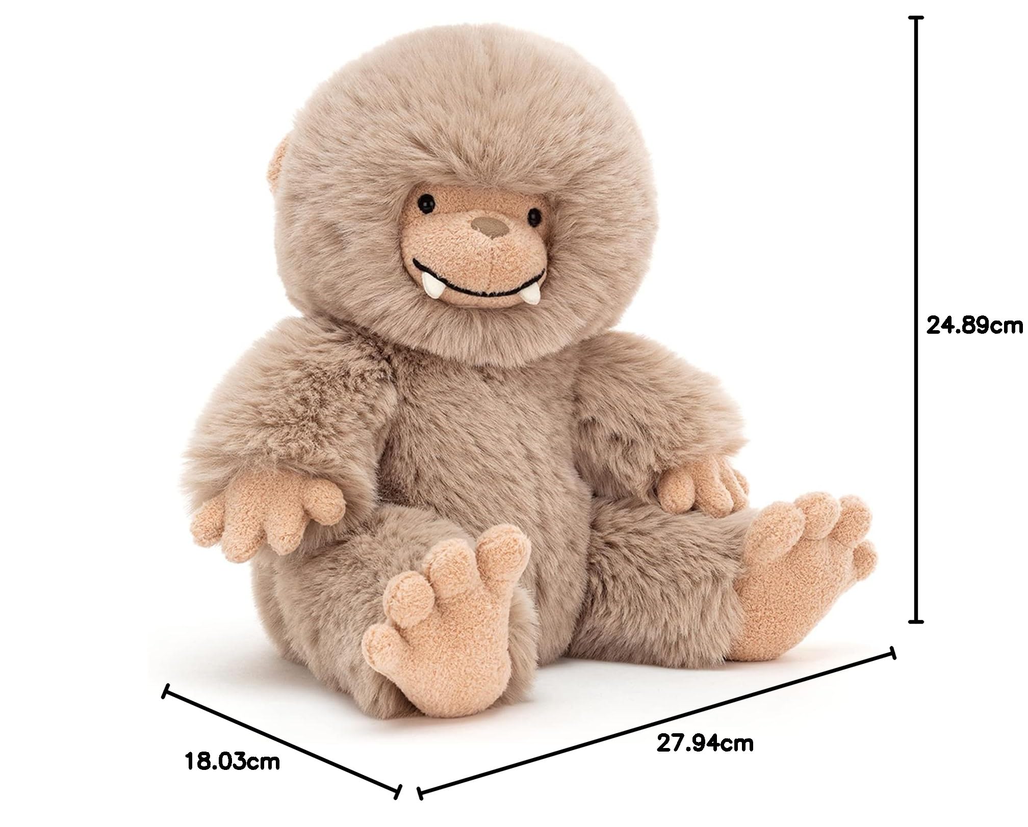 Buy Jellycat Bo Bigfoot Stuffed Animal, 11