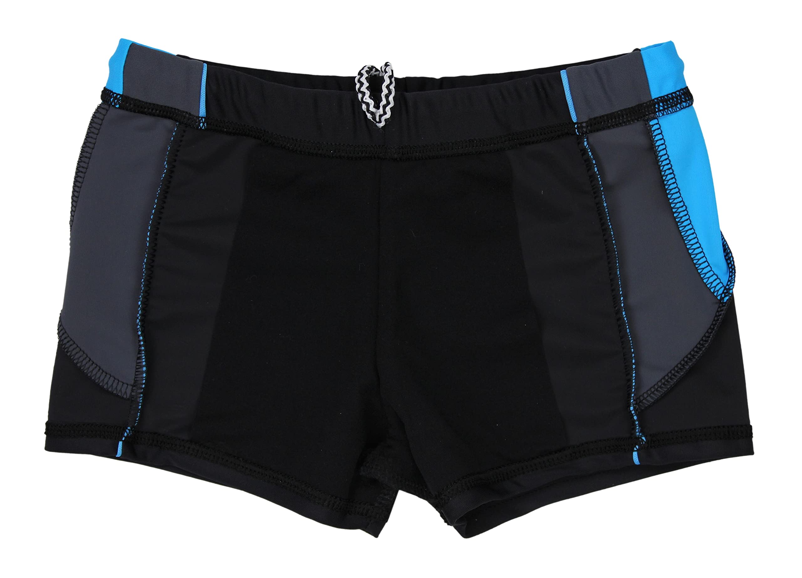 Aquarti Maillot de Bain Garçon – Short de Bain Séchage Rapide avec Bandes Latérales Contrastées