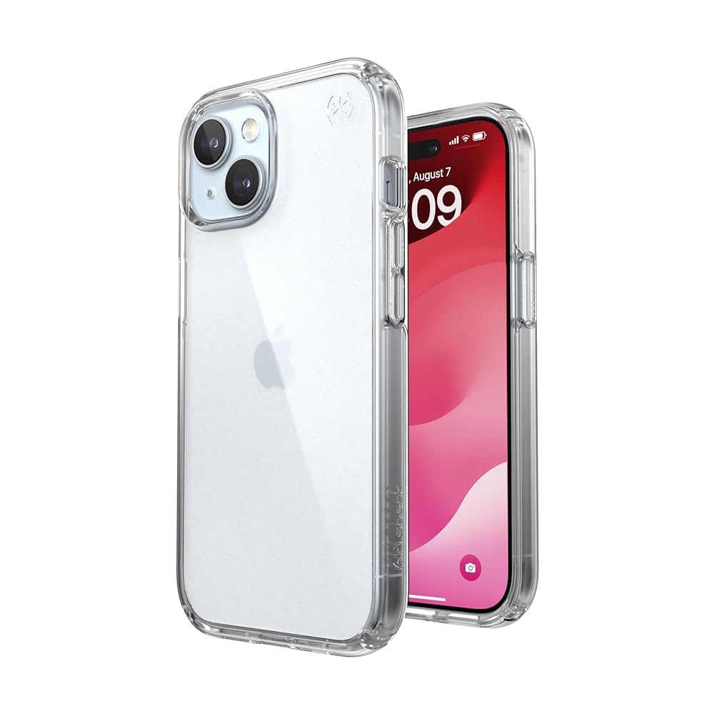 完売品HM IPhone 15 case Amazon.com: Speck Clear iPhone 15 Case - iPhone 16e Case