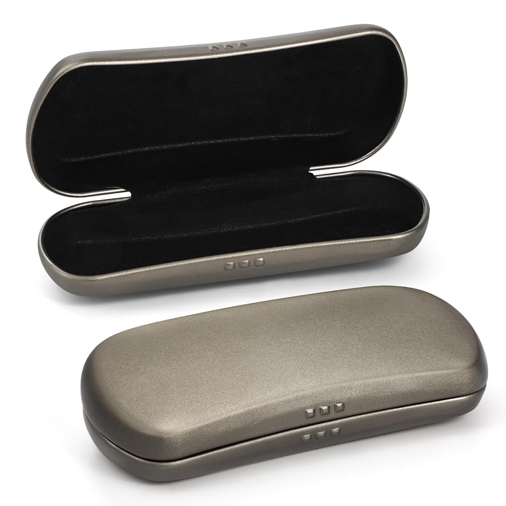 Coque Rigide Protection Optique Étui Lunettes Rigide En Aluminium