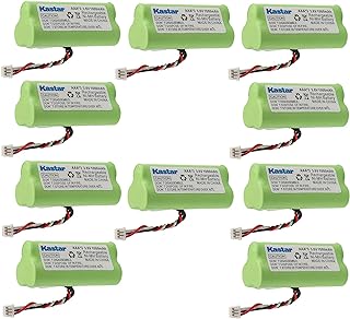 Kastar 10-PACK AAA 3.6V 1000mAh Ni-MH Rechargeable Battery Replacement for Zebra/Motorola Symbol 82-67705-01 Symbol LS-4278 LS4278-M BTRY-LS42RAAOE-01 DS-6878 Cordless Bluetooth Laser Barcode Scanner