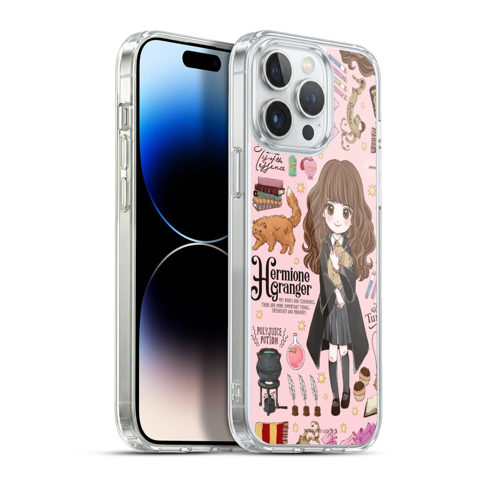 Head Case Designs Licenciado Oficialmente Harry Potter Patrón Luna Reliquias de la Muerte XXXVII Caso Funda de Gel Suave Compatible con Apple iPhone 12 / iPhone 12 Pro — view 203