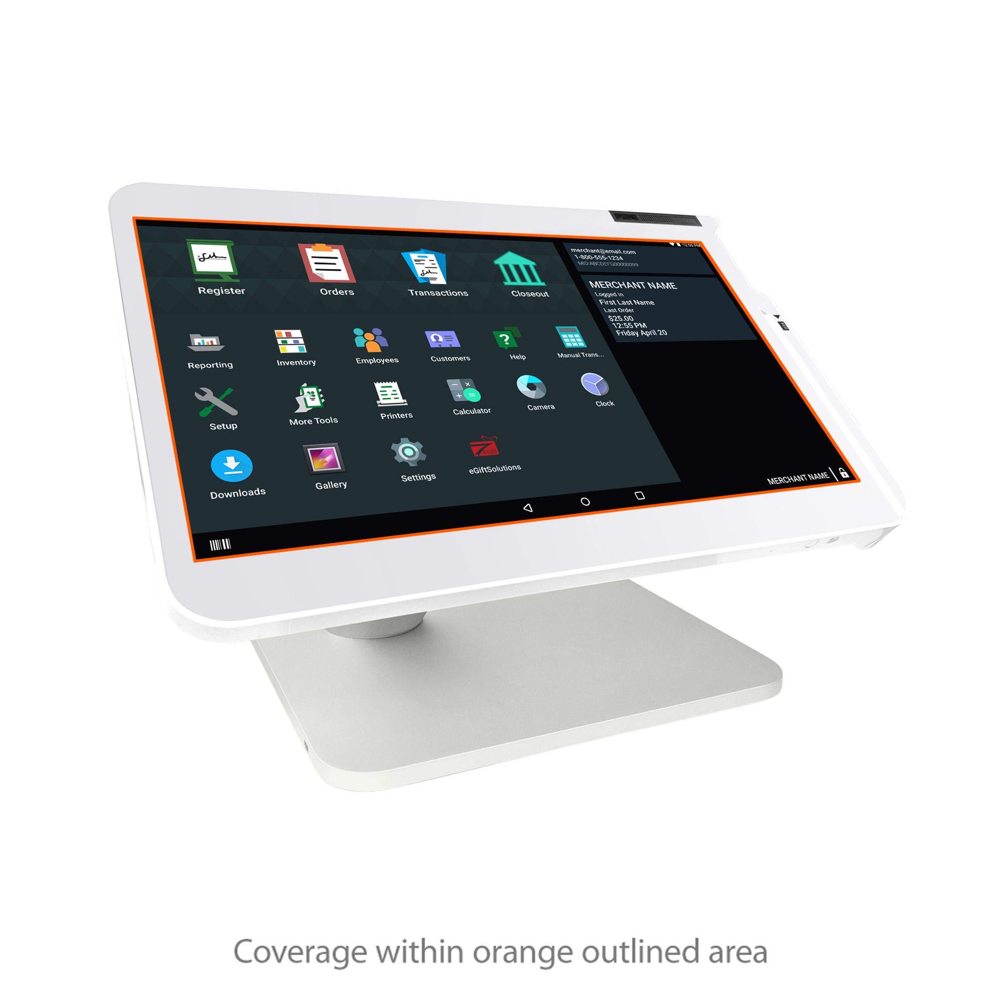 BoxWave® ClearTouch Crystal (confezione da 2), pellicola protettiva HD per Clover Station 2.0 (2018), protegge dai graffi per Clover Station 2.0 (2018) (14 pollici)