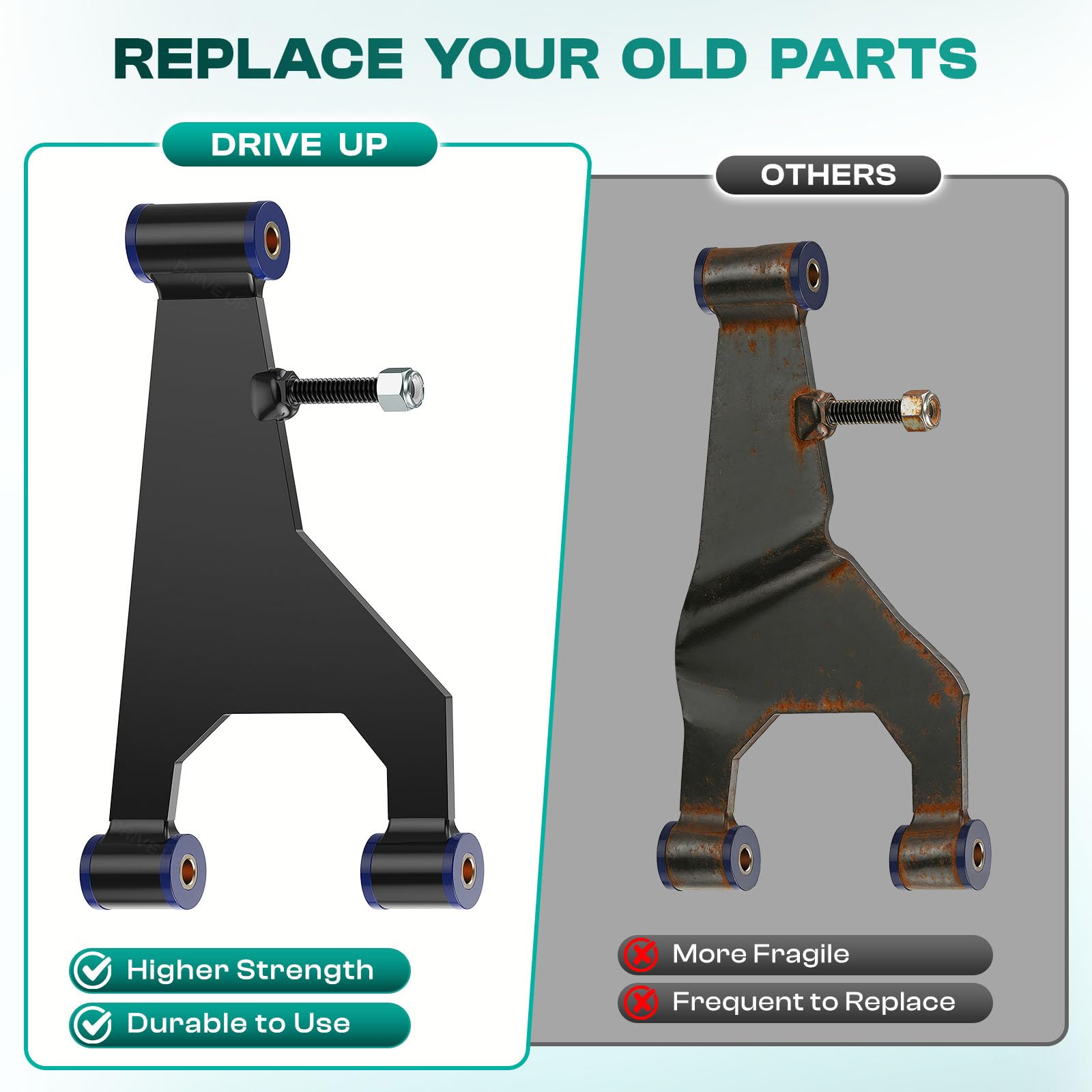 Amazon.com : DRIVE UP Delta A-Plate Sub Assembly for Club Car DS