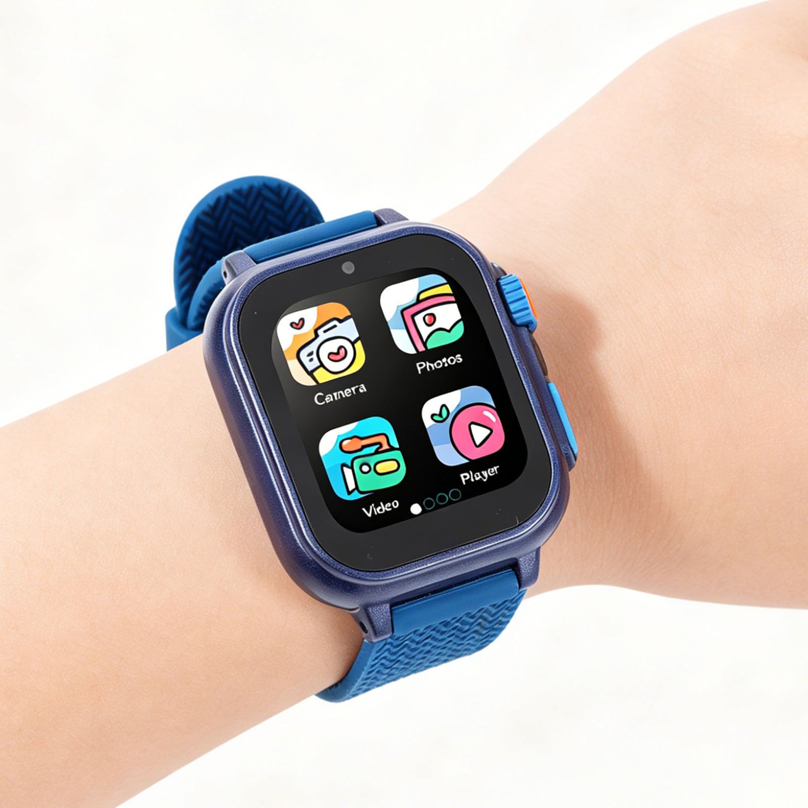Tosuny Orologio Smart con Fotocamera per Bambini, Orologio Digitale per Ragazzi, 2 Pezzi, per Giochi Educativi e Monitoraggio GPS