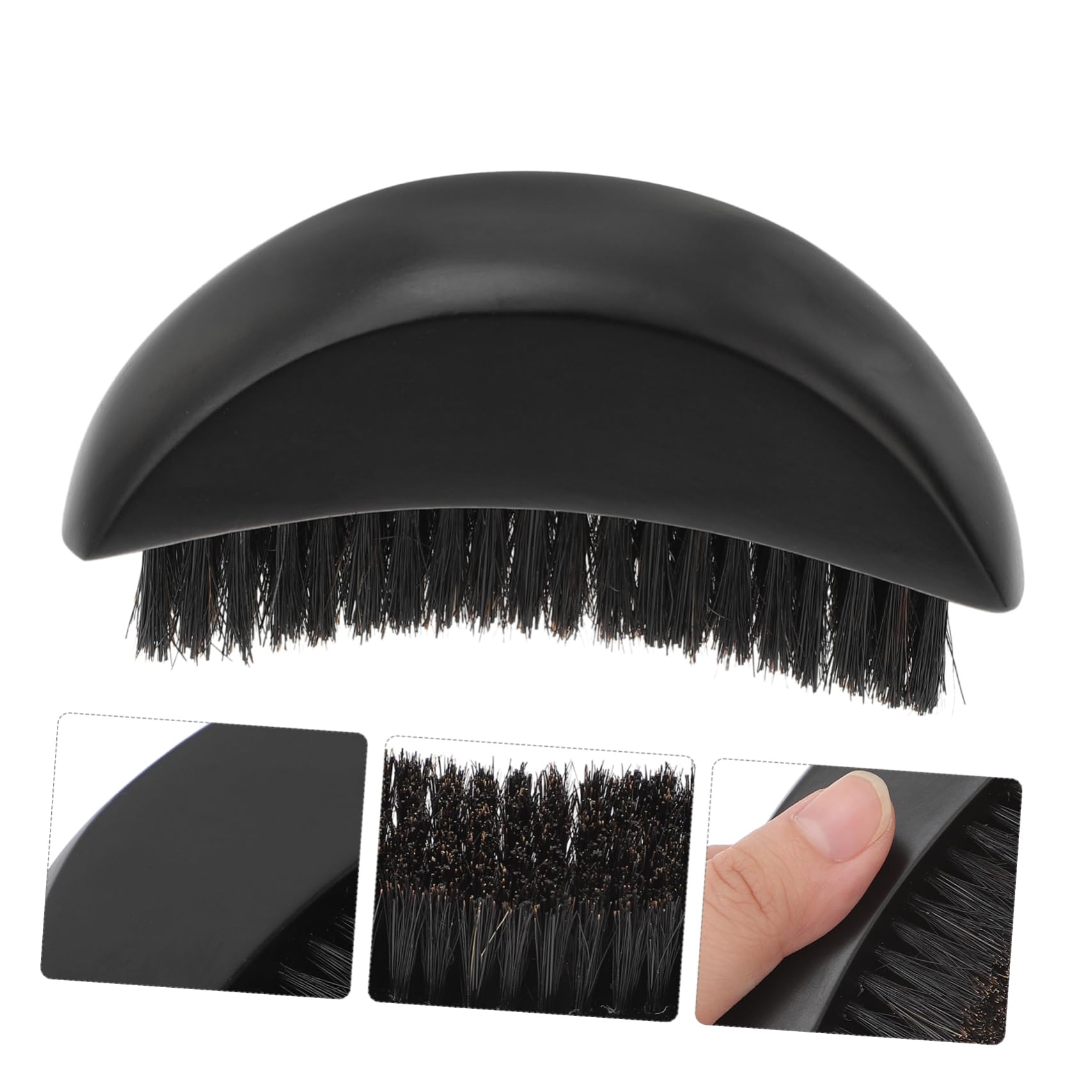 PLAFOPE Men's Beard Brush Premium Bristle Beard Care Tool Gentle Handheld Brush Easy to Use Perfect for Home Salon