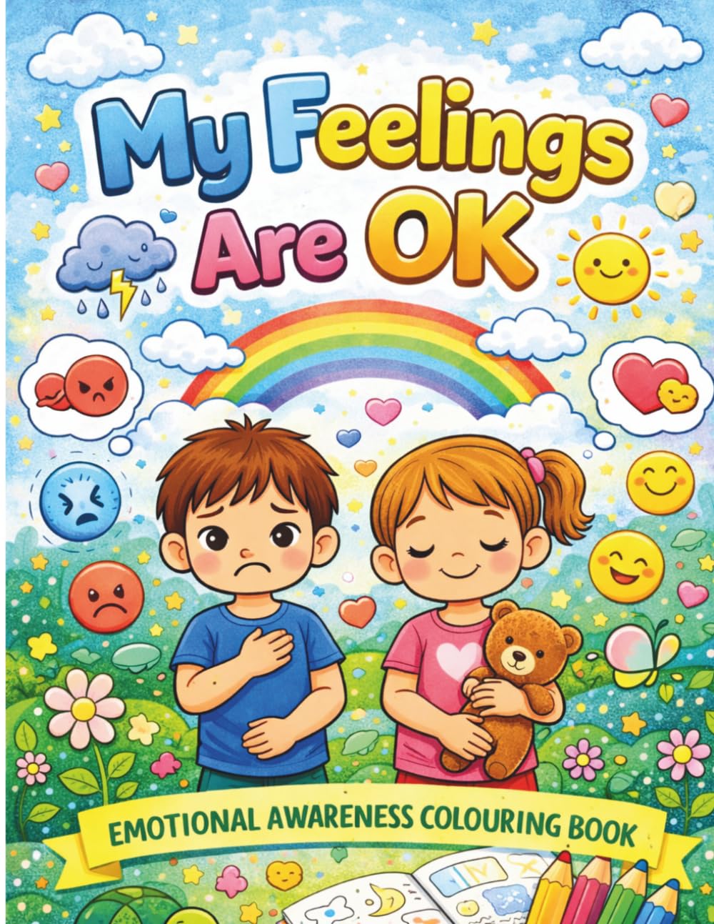 My Feelings Are OK: Emotional Awareness Colouring Book for Kids Ages 3–8