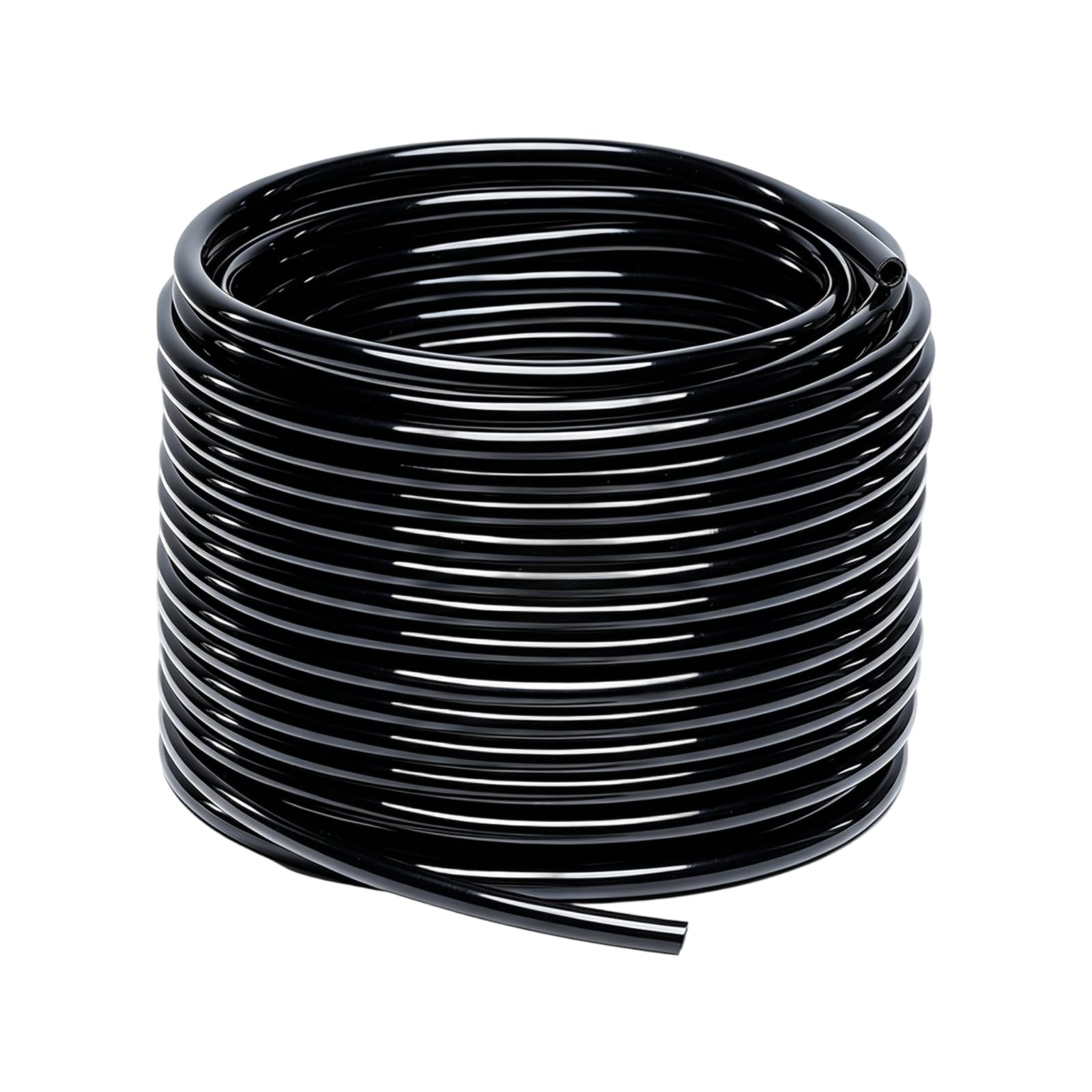 PVC Drip Irrigation Tubing, 8/11mm(5/16") 65ft(20m) Distribution Hose for Garden Watering, Heavy Duty Micro Irrigation Line for Greenhouse Orchard Lawn (8mm ID 11mm OD)