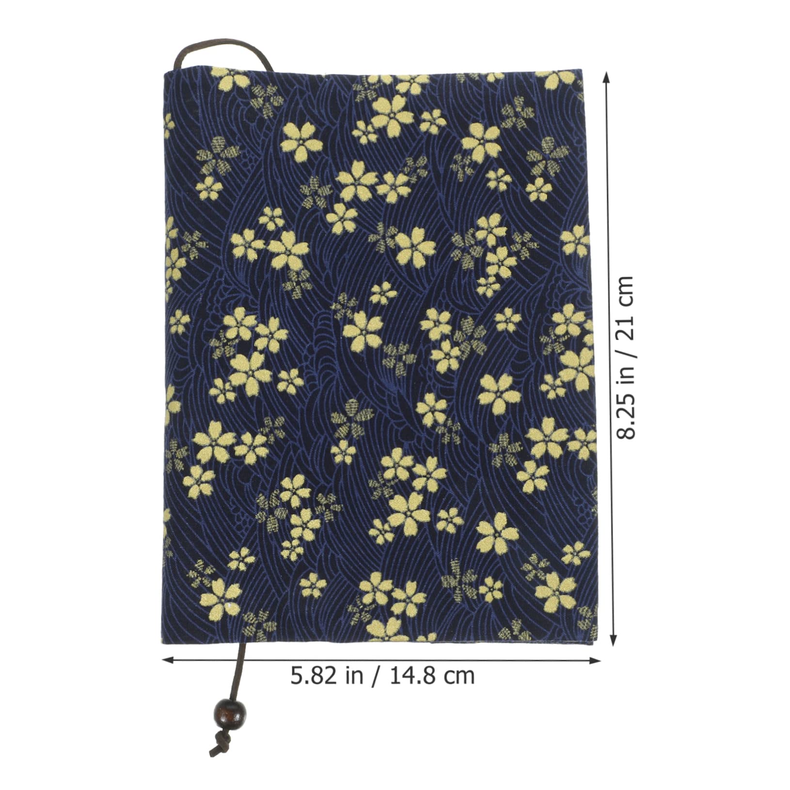 MAGICLULU 4piezas Cubierta De Libro Decorativa Tela De Flores Para Estudiantes y Notas Reutilizable Para Libros De Tapa Dura Diseño Ecológico y Ligero