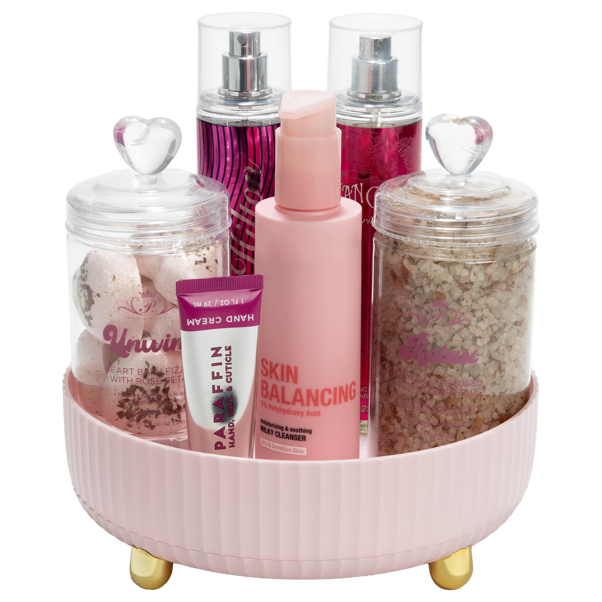 Amazon.com: Paris Hilton 360° Rotating Makeup Organizer Tray