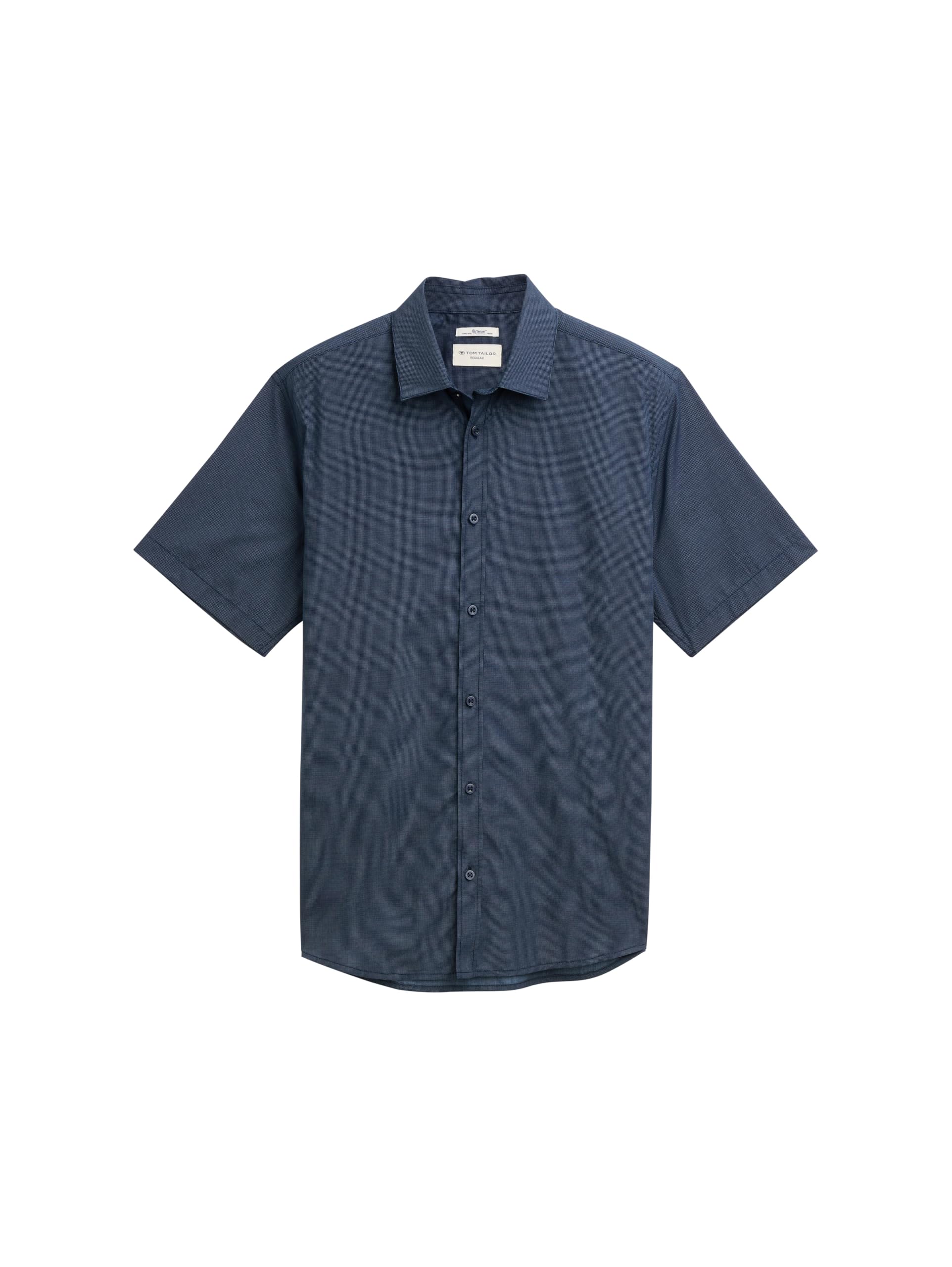 TOM TAILOR Men's Relaxed Fit Linen Shirt