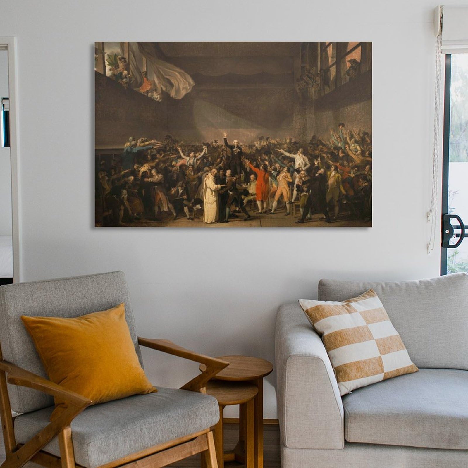 Amazon.co.jp: ジャック・ルイ・ダヴィッド作「1789年6月20日、テニス