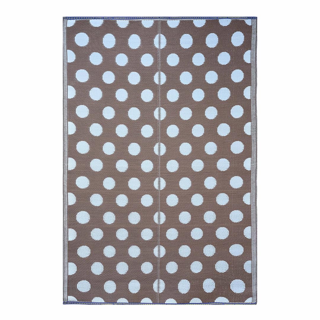 Samruddhi 5x7 Polka Dot Chatai Mat For Home | Stylish Sleeping Surface For Indoor Outdoor Use | Foldable Lightweight Plastic Flooring For Camping, Yoga, Balcony, Picnic | Waterproof Durable Design-image-16