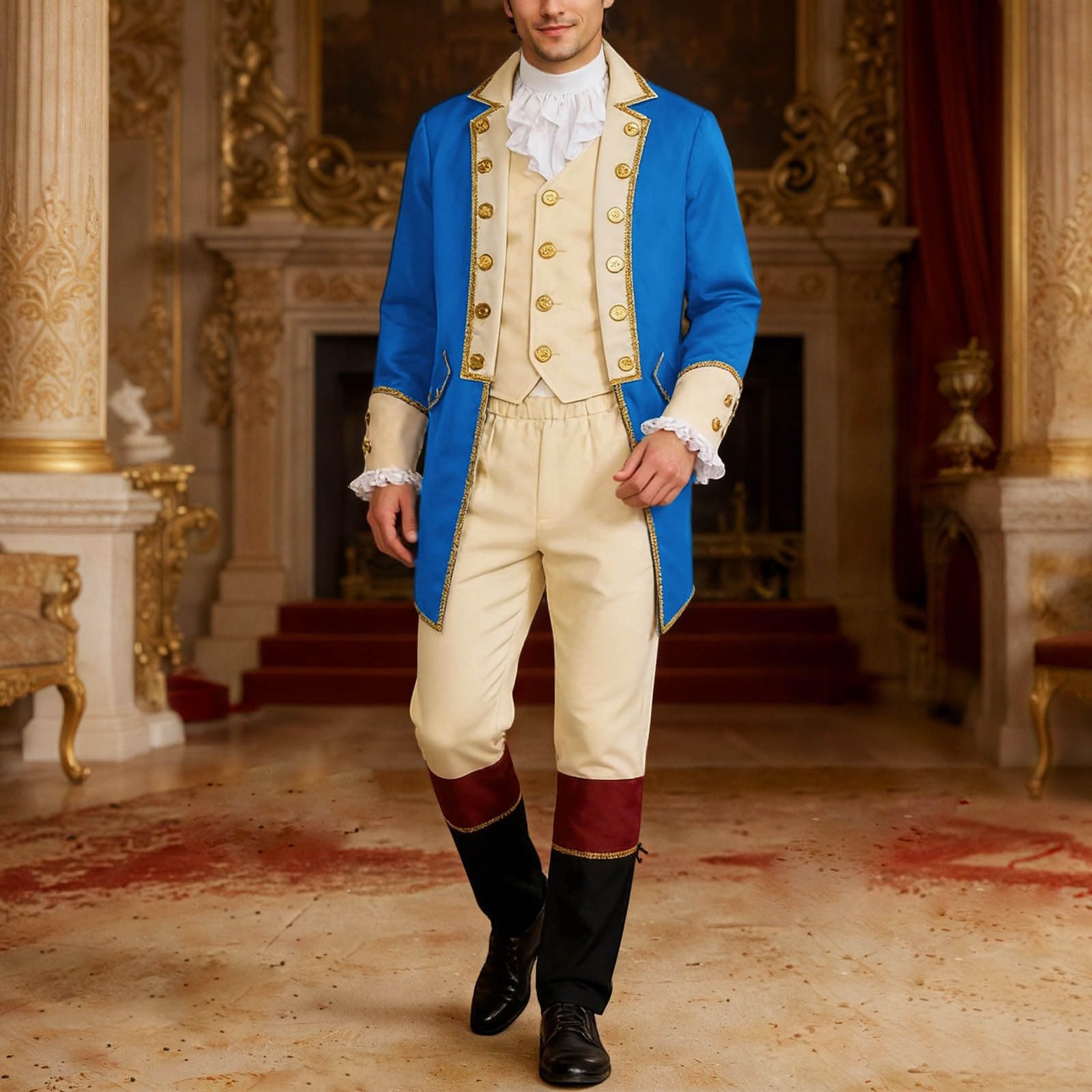 Costume da sacerdote da uomo, stile medievale, retrò, di alta qualità, alla moda, per il tempo libero, per adulti, per cosplay, Halloween, carnevale