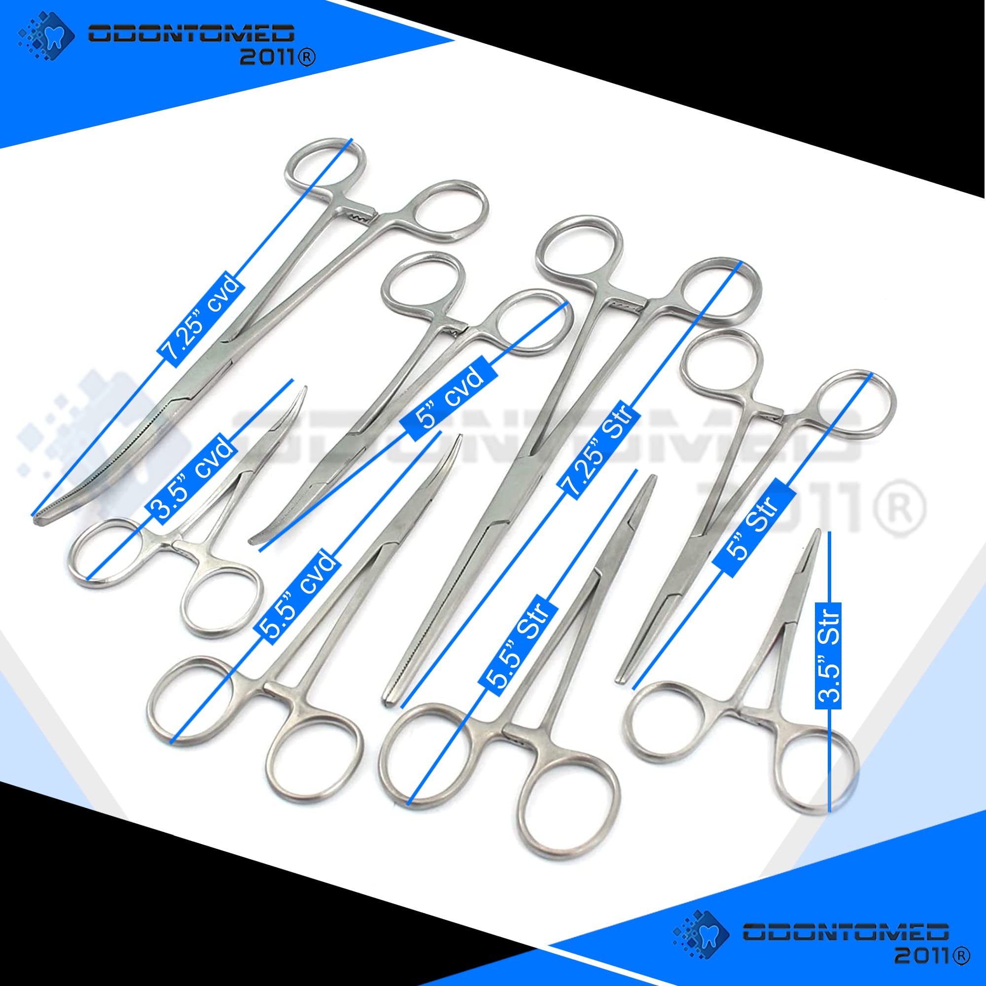 OdontoMed2011 Hemostat Set - 8 Piece -6