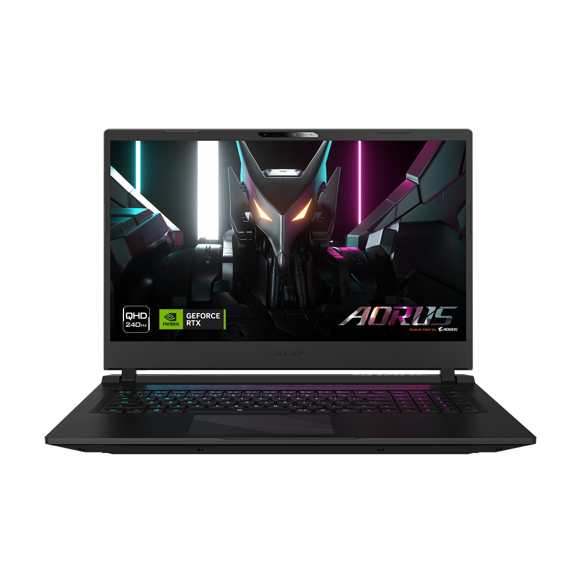 GIGABYTE - AORUS 17 (2023) Gaming Laptop - 240Hz QHD 2560x1440 - NVIDIA GeForce RTX 4070 - Intel i7-13700H - 1TB SSD with 16GB DDR5 RAM - Windows 11 Home AD (AORUS 17 BSF-73US654SH-R) (Renewed)