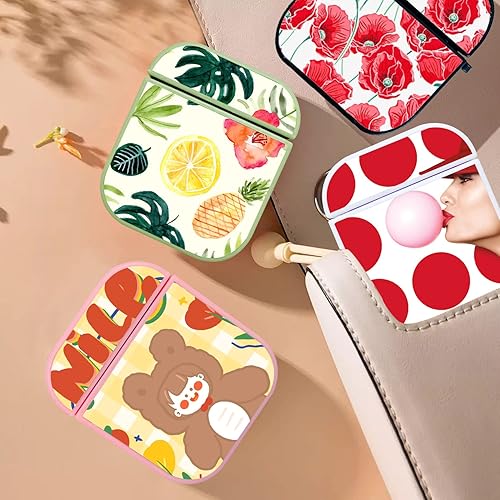 Miniatura 6 de 5 fundas de plástico duro de sublimación compatibles con AirPods 1 y AirPods 2, estuche en blanco para regalo, cajas de impresión personalizadas con