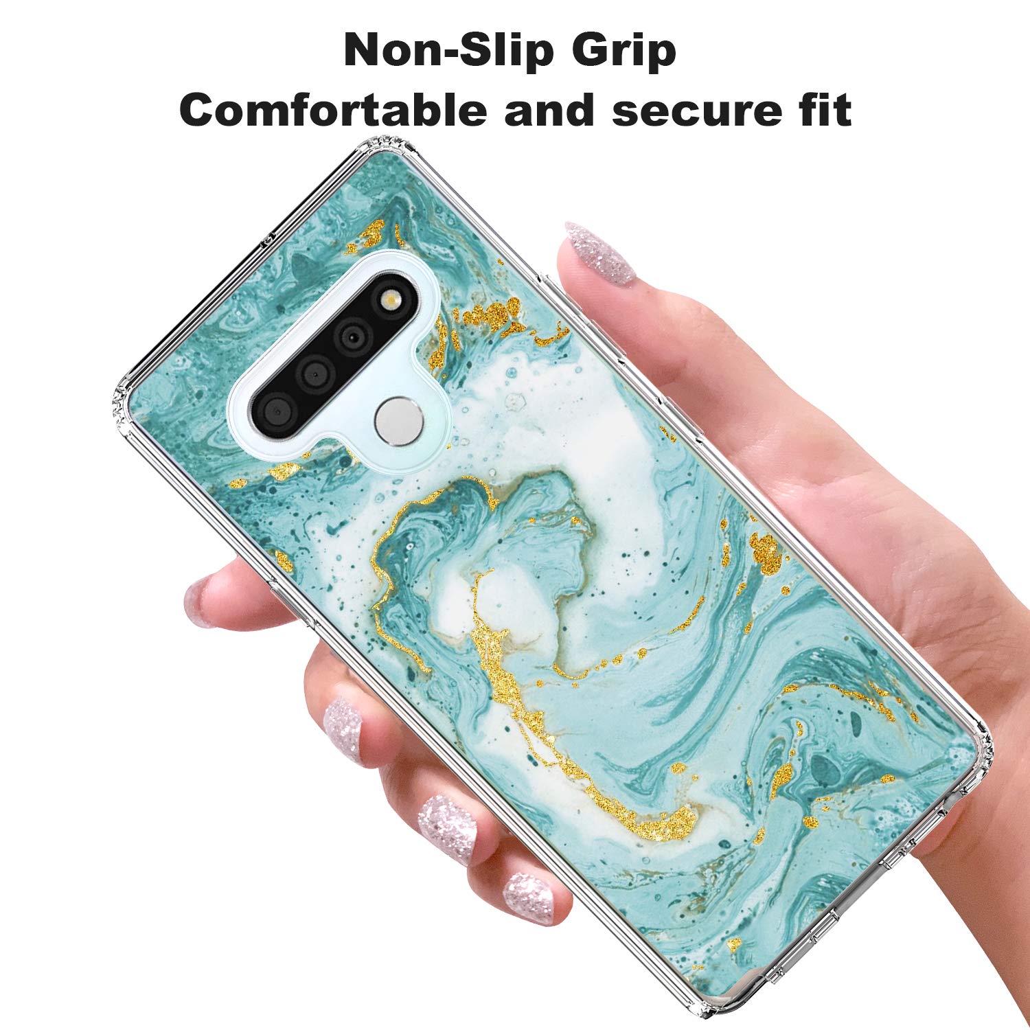 MATEPROX Custodia Brillantini Compatibile Con IPhone 13 PRO Cover Scintillante Cristallo Glitter - Foto 12