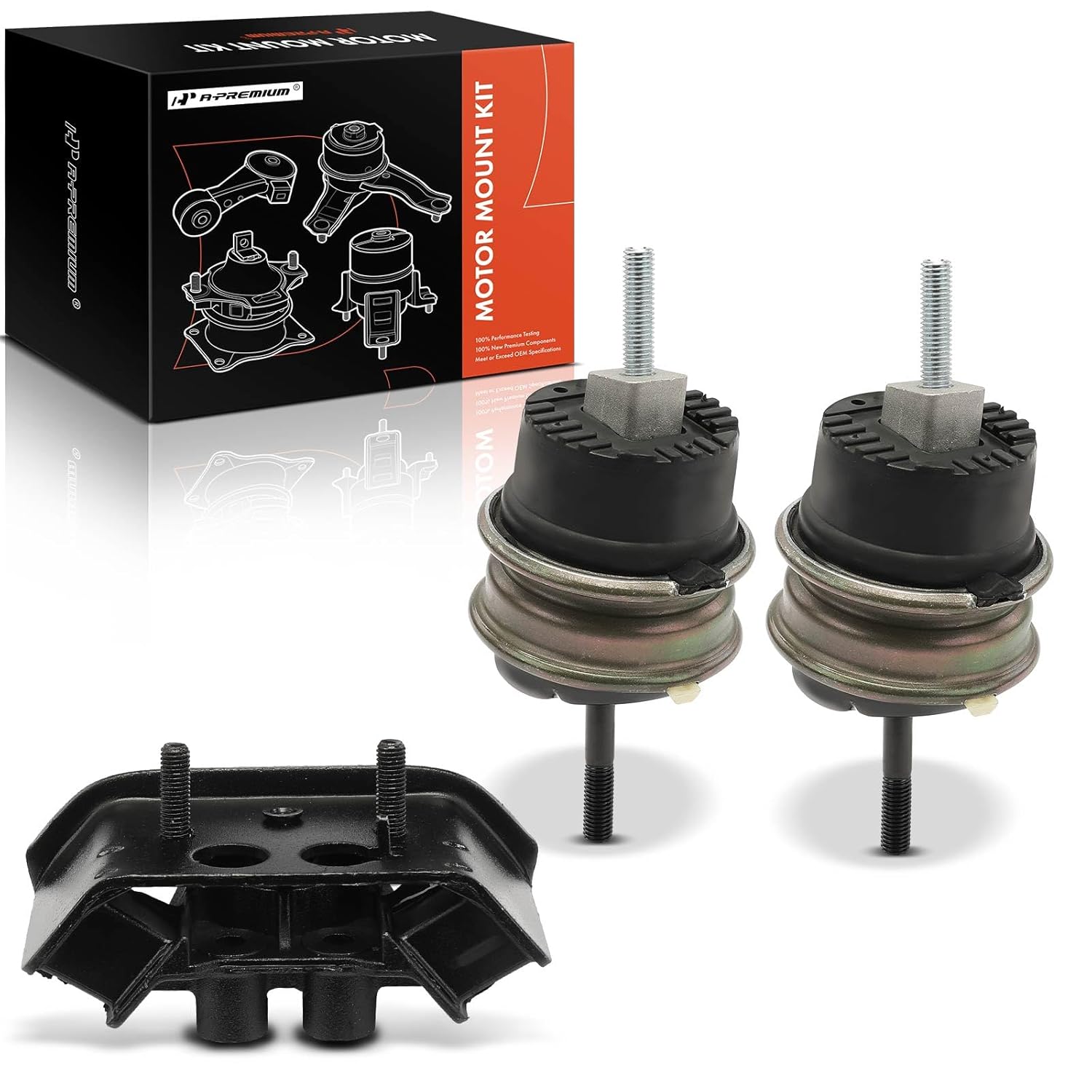 Kit de Suportes de Motor e Transmissão A-Premium Compatível com Chevrolet Camaro 2010-2015 3.6L, Transmissão Automática, Conjunto de 3 Peças, Substitui # 92239456, 92239457