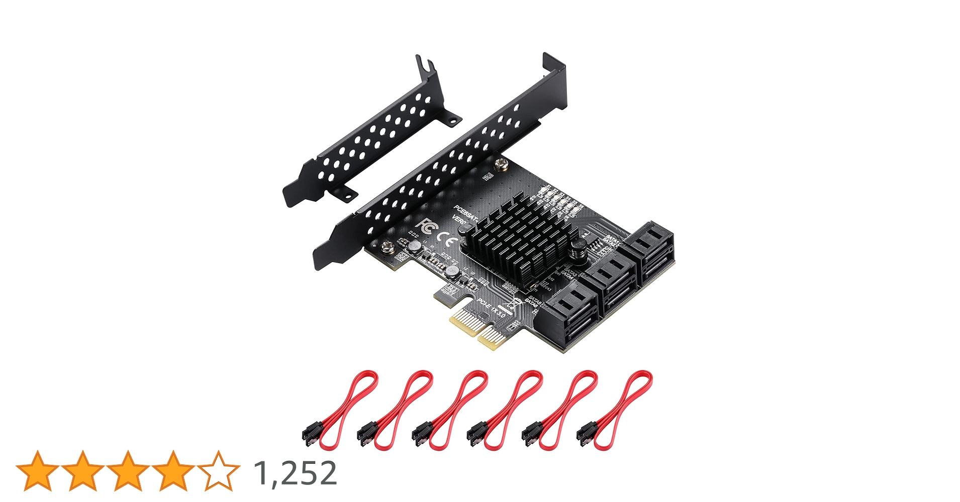 Amazon.co.jp: MZHOU PCI Express SATA3.0 増設ボード 6ポートSATA