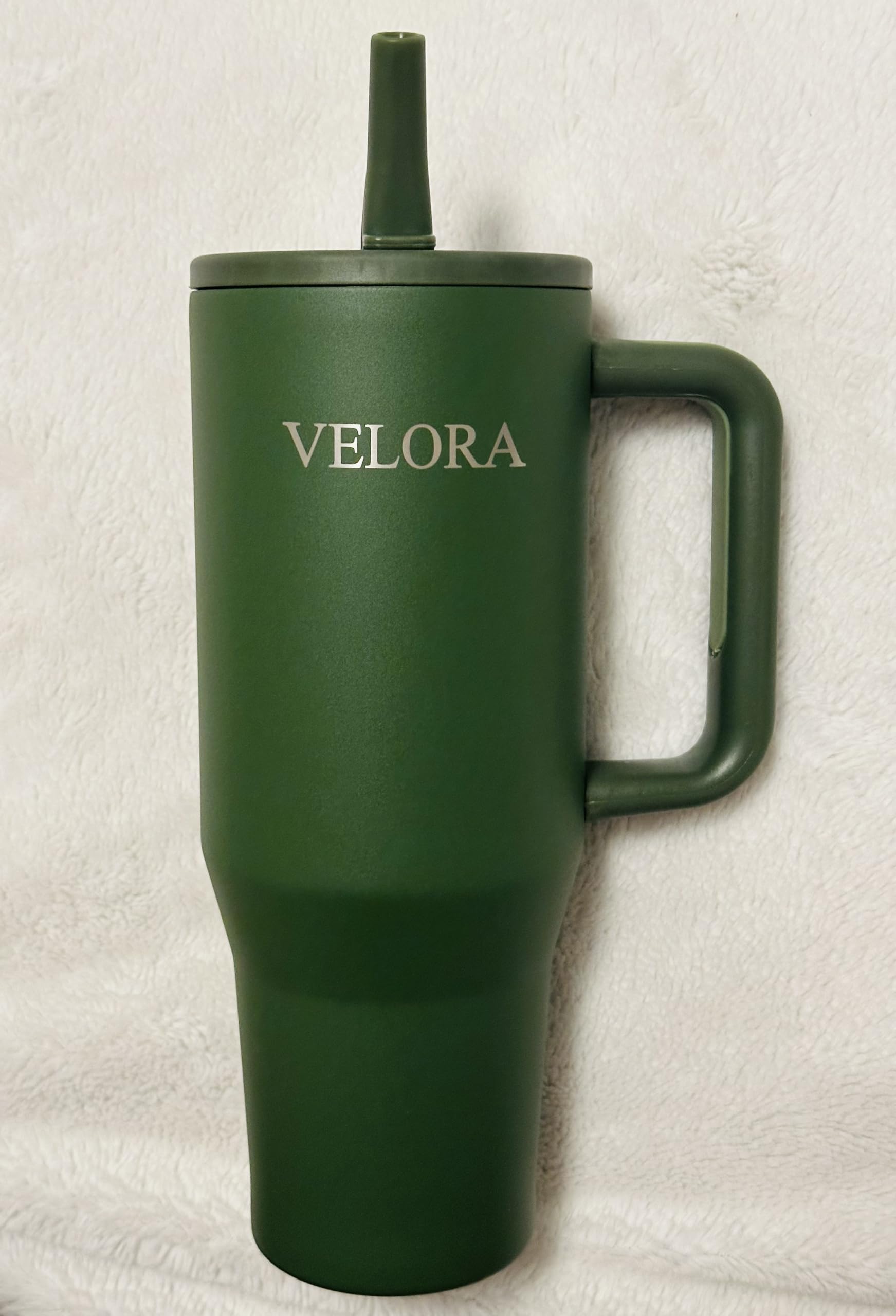 ChillGuard 40 oz Insulated Tumbler with Handle & Straw, Stainless Steel Travel Mug for Ho…