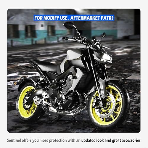 Miniatura 7 de Cubierta de panel lateral para tanque de combustible para motocicleta, compatible con Y-amaha MT09 MT 09 MT-09 2017 2018 2019 2020 Accesorios Kit de