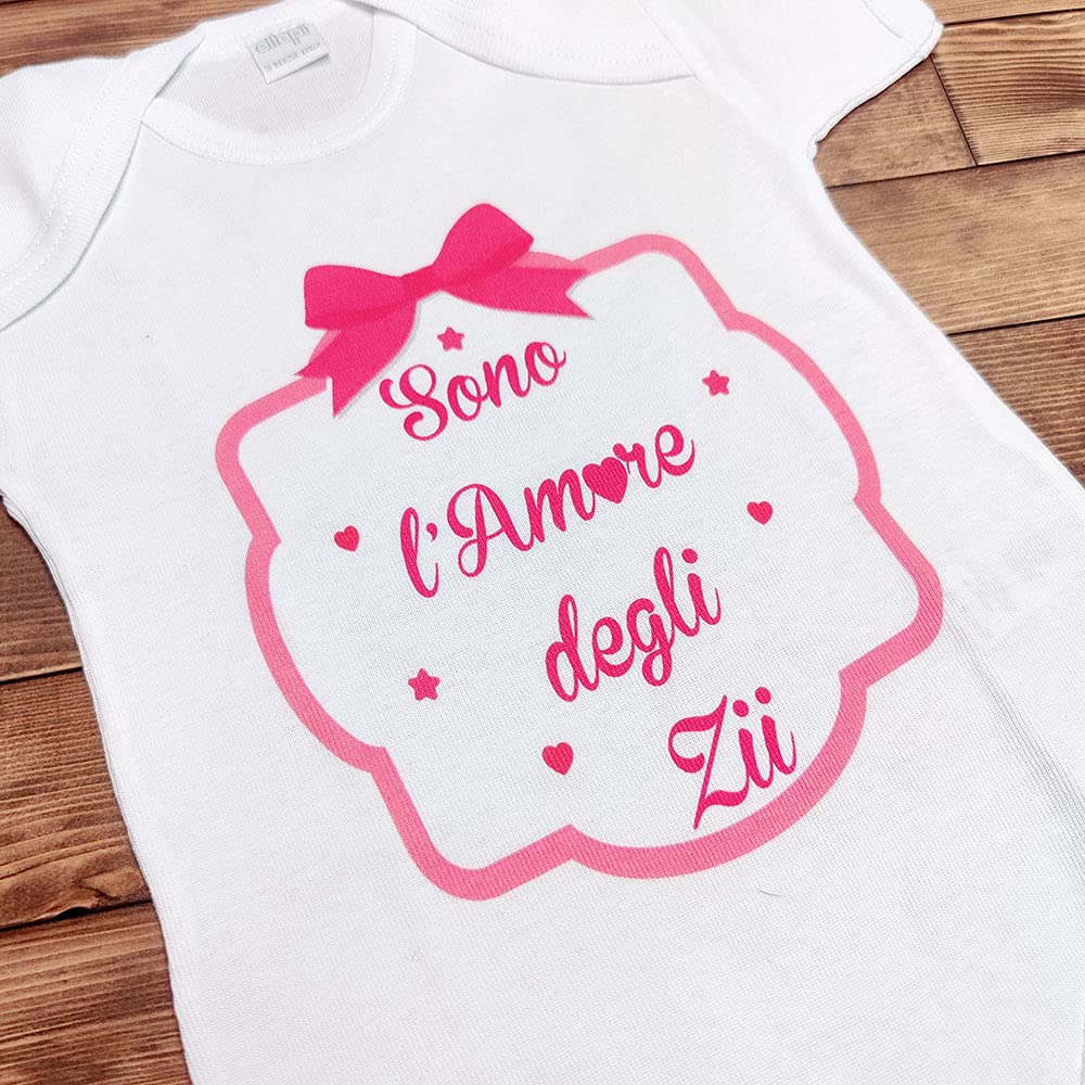 Fupies Body neonata Sono L'Amore degli zii con Fiocco