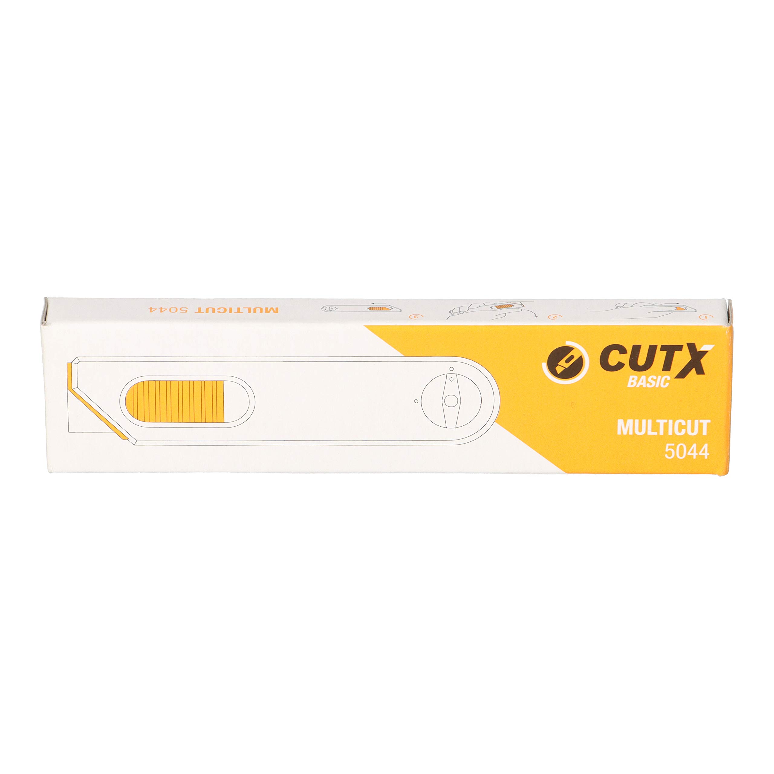 CUTX MULTICUT X5044 Lot de 10 cutters de sécurité avec retrait automatique de la lame