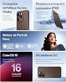 OPPO Reno15 Pro 5G Android Smartphone,12+512GB, 6.32" 120Hz AMOLED Display, 200MP Ultra-Clear Camera, 4K HDR Video, 6200mAh Battery, MediaTek Dimensity 8450, with 80W SUPERVOOC Charger, Dusk Black - 2