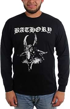【White Goat Sleeve】Bathory / Bathory Bathory White Goat Long Sleeve 310212 | Rockabilia Merch Store