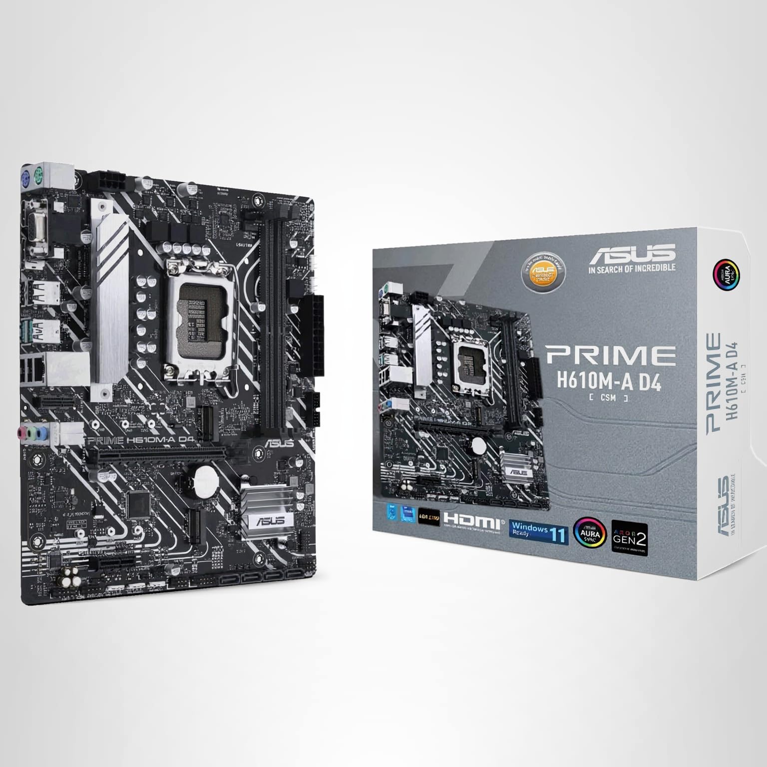 新品Asus H610M-ED4 Win11Pro i5-13400 メモリ16Gb SSD512Gb PRIME H610M-E D4-CSM｜Motherboards｜ASUS USA