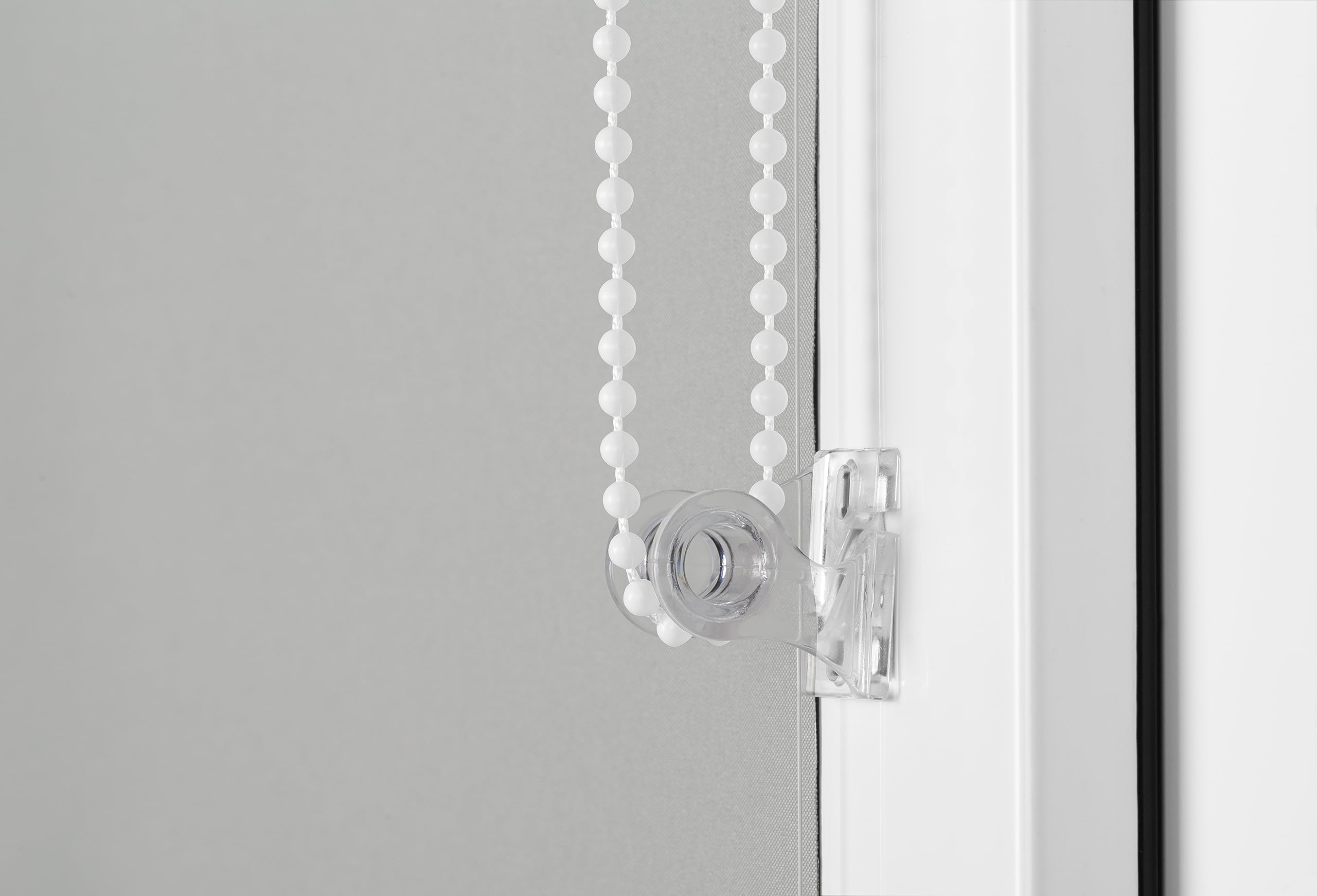 RENA Thermorollo Ohne Bohren Verdunklungsrollo Rollos für Fenster für Innen Klemmrollos Fensterrollo Verdunklung Sichtschutz Sonnenschutz Maßgeschneidertes Rollo Wenge Silber 145x230cm