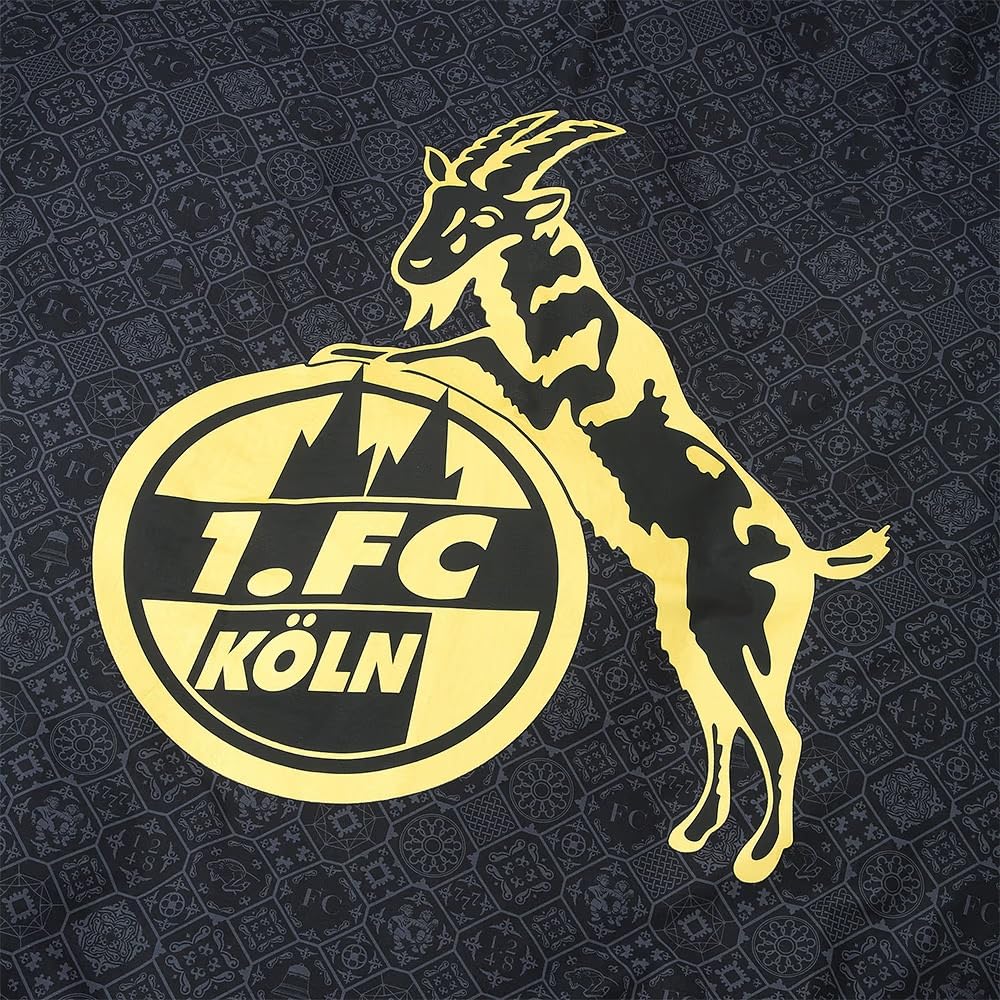 1. FC Köln Bettwäsche - Ausweichtrikot - schwarz/Gold | 2teilig | 135 x 200 cm
