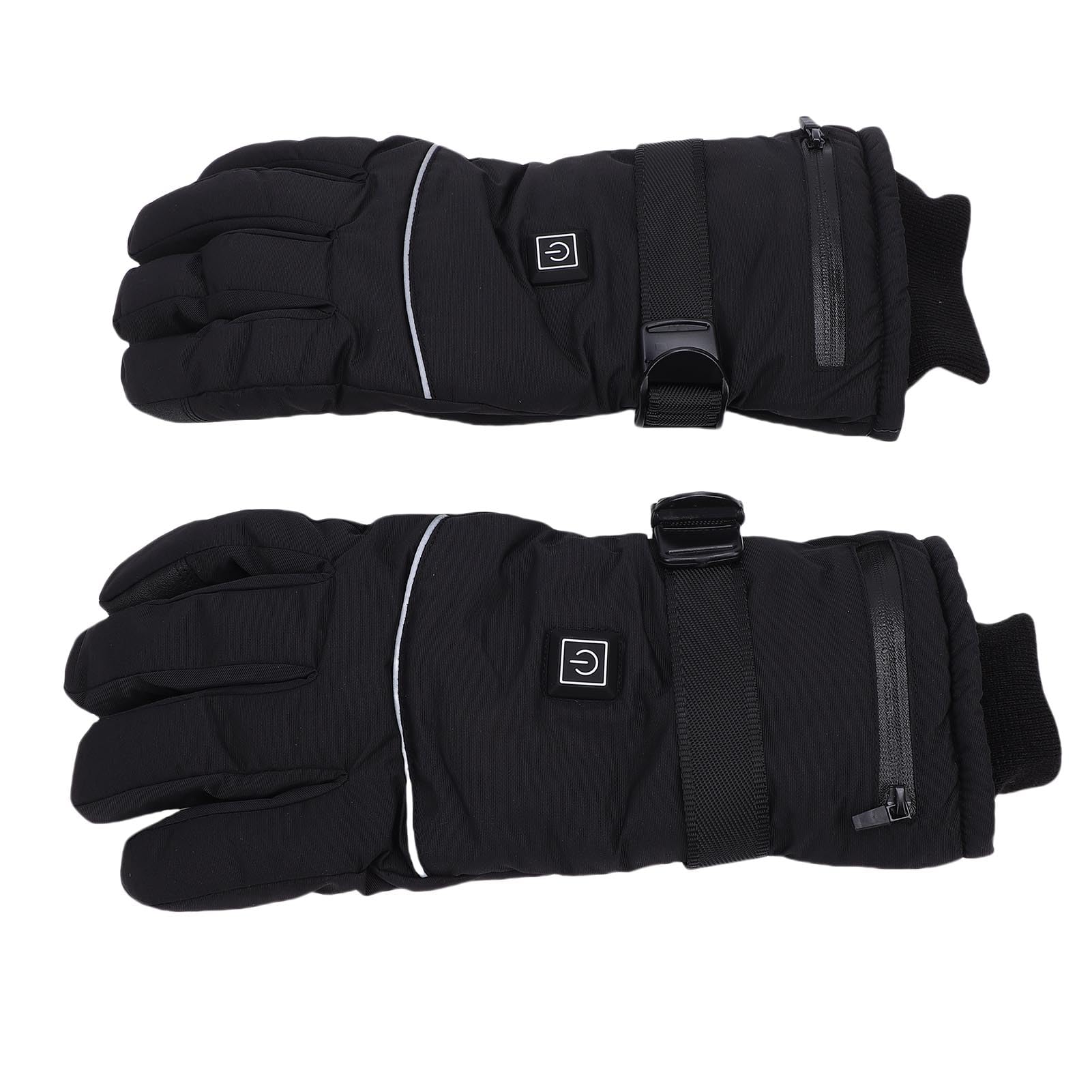 Cosiki Riscaldati Ricaricabili per Uomo Donna, Scaldamani Elettrici con Batteria 2x4000mAh e 3 Livelli di Riscaldamento, per Sci Ciclismo Campeggio Snowboard Escursionismo