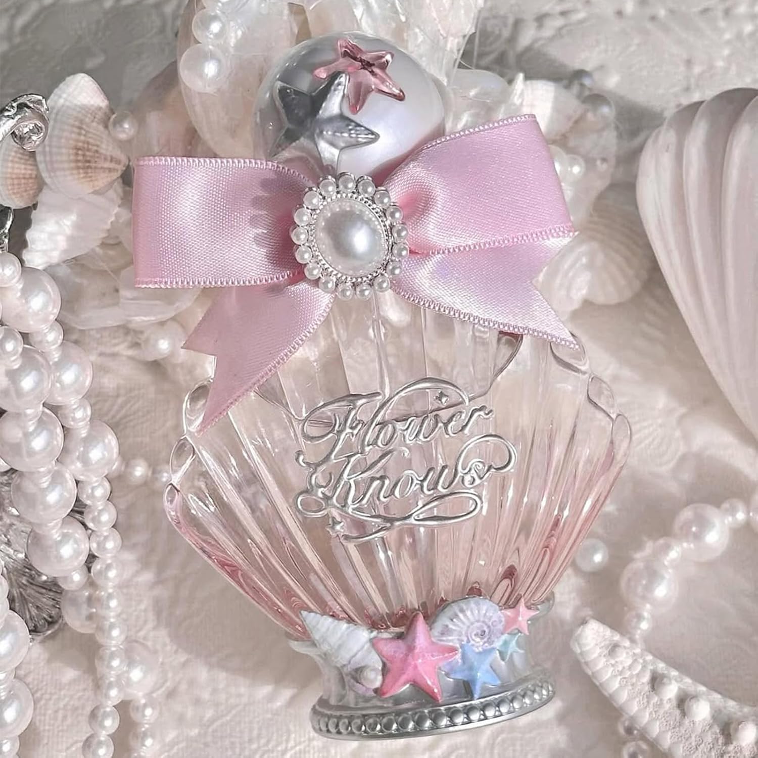 Flower Knows Shell's Jewel Perfume,Eau de Parfum Long-Lasting Fragrance for Women,Aquatic Fruity Floral Scent With Notes of Apple,Sandalwood,Galbanum,Clean & Vegan Essential,1.67 fl.oz(Crystal Apple) - Image 4