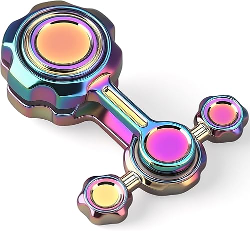 Juguete giratorio de metal para niños y adultos, juguete pequeño de escritorio para aliviar el estrés, antiansiedad, aburrimiento, novedad con