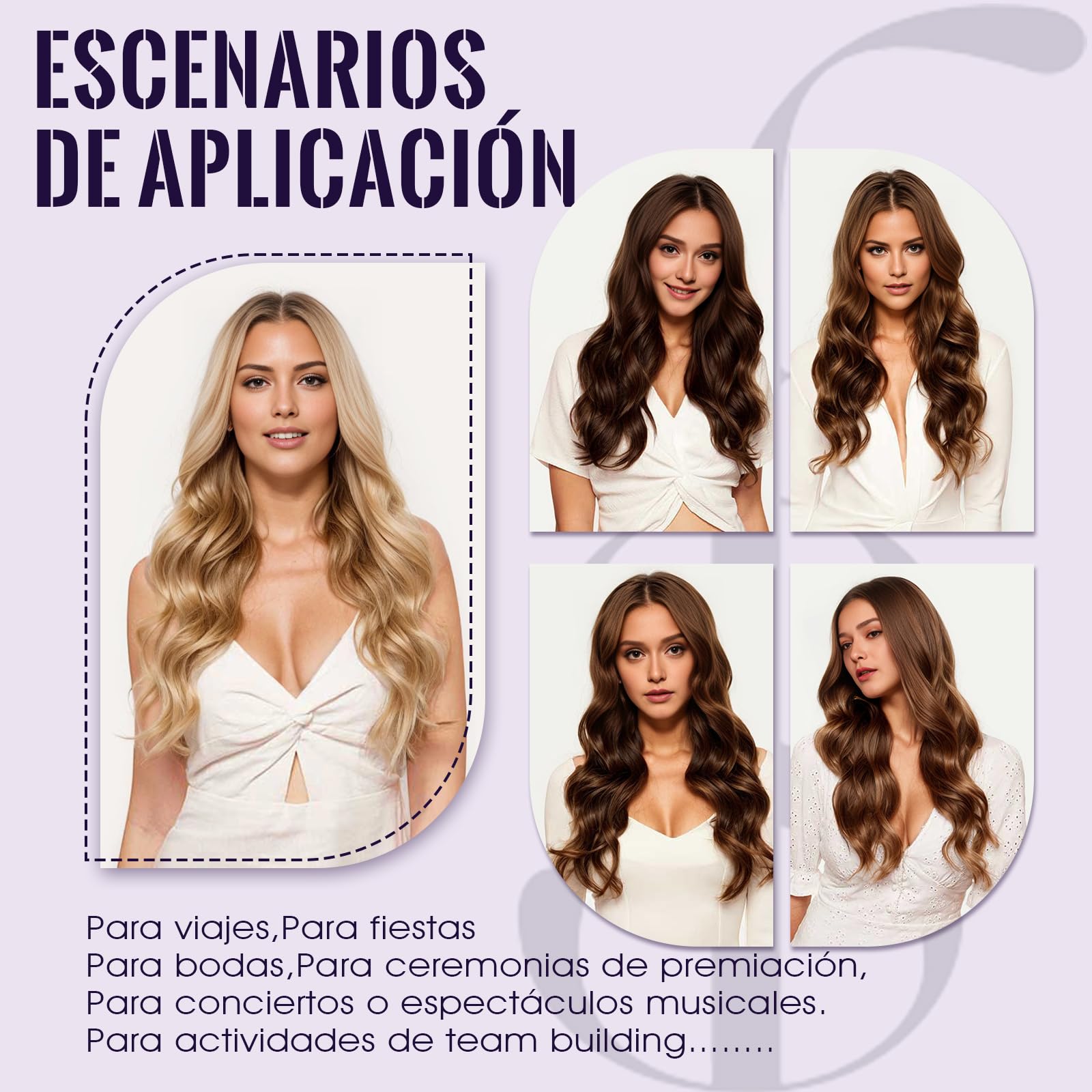 Fshine Extensiones Clip Pelo Natural 14 Pulgadas 35CM 120g Remy Extensiones Marrón Oscuro Extensiones de Cabello Humano 7 Piezas Cabello Clip con Extensiones de Pelo Natural Color 2